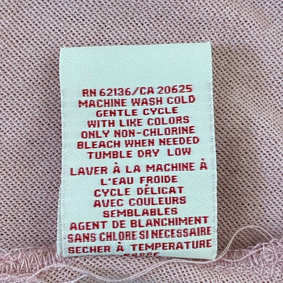 Vintage Y2K Top Guess Pink Sheer Peasant Babydoll Coquette Blouse Empire Waist - Picture 11 of 12